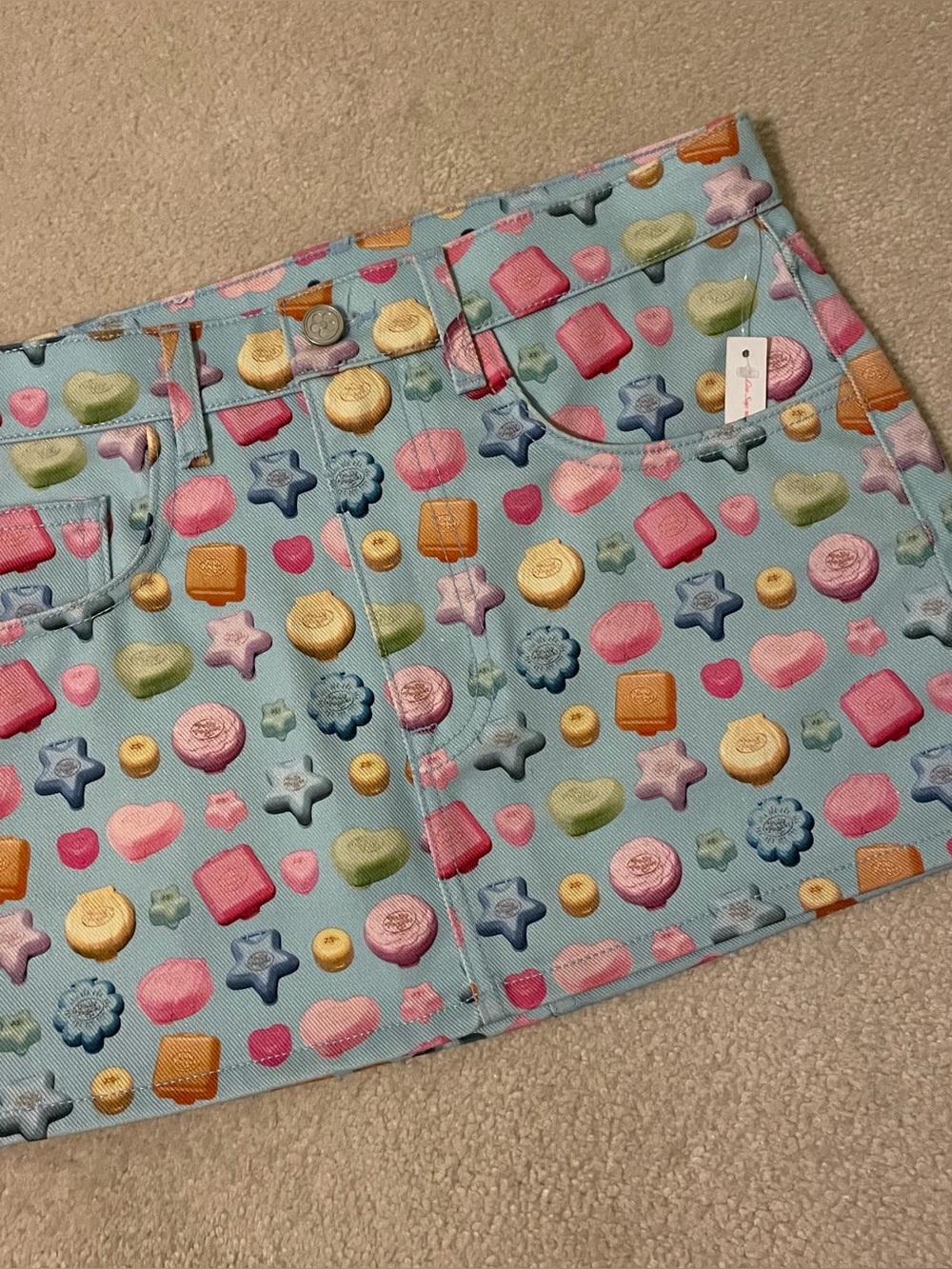 Polly pocket and Lisa says gah mini skirt X-small NWT